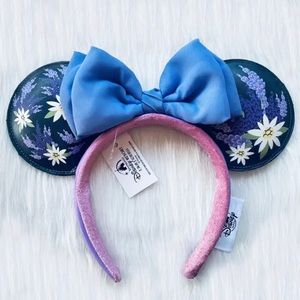 NWT Disneyland Disney World floral lavender Minnie Mickey Mouse Rare ears